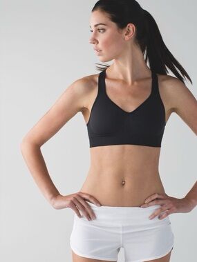 Lululemon Go Steady Black Wireless Sports Bra - Women Intimates